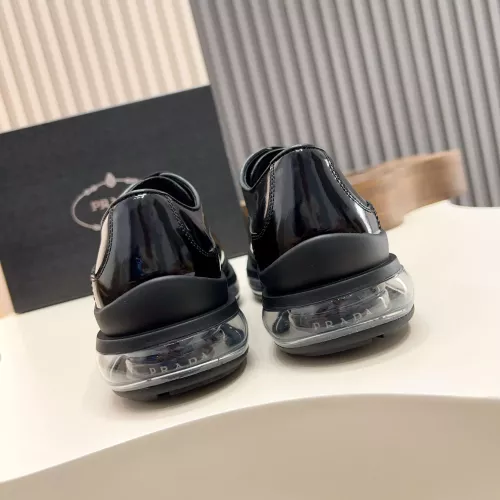 Replica Prada Leather Shoes For Men #1373444 $155.00 USD for Wholesale