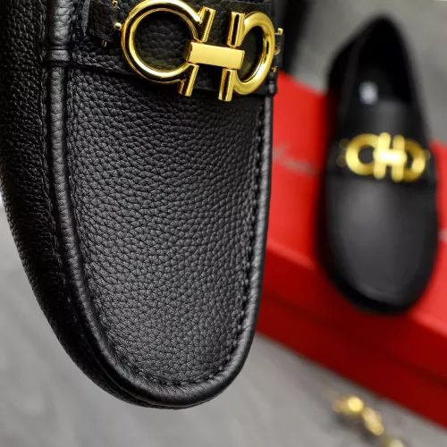 Replica Salvatore Ferragamo Leather Shoes For Men #1373500 $82.00 USD for Wholesale