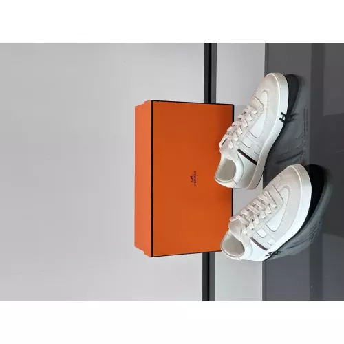 Replica Hermes Casual Shoes For Men #1373515 $128.00 USD for Wholesale