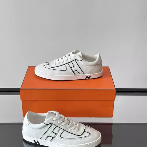 Replica Hermes Casual Shoes For Men #1373516 $128.00 USD for Wholesale
