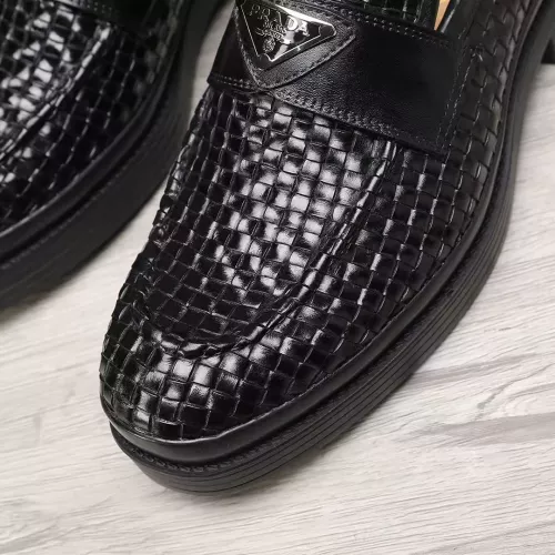 Replica Prada Leather Shoes For Men #1373522 $112.00 USD for Wholesale
