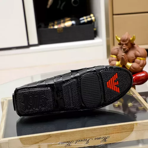 Replica Armani Leather Shoes For Men #1373536 $72.00 USD for Wholesale