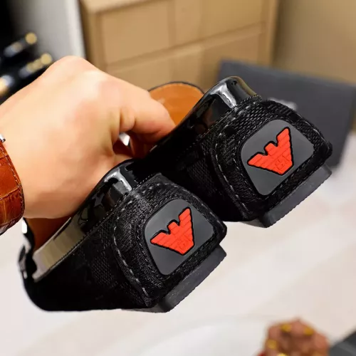 Replica Armani Leather Shoes For Men #1373538 $72.00 USD for Wholesale