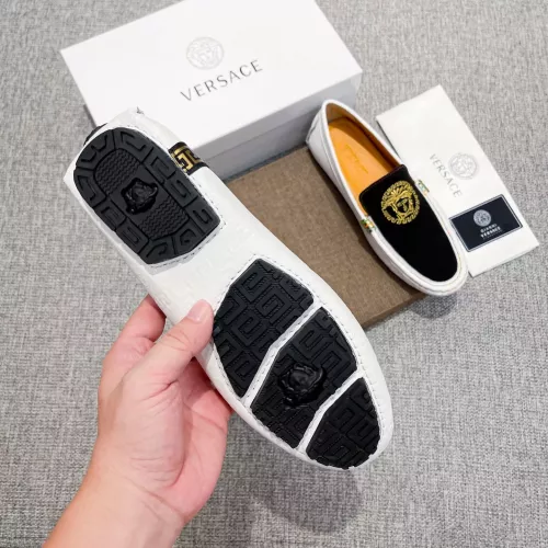 Replica Versace Leather Shoes For Men #1373577 $85.00 USD for Wholesale