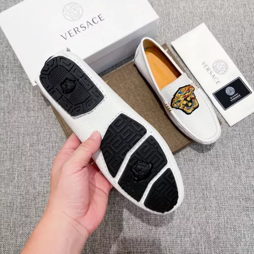 Replica Versace Leather Shoes For Men #1373578 $85.00 USD for Wholesale
