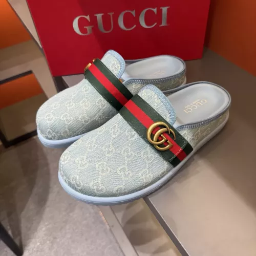Gucci Slippers For Men #1373650 $64.00 USD, Wholesale Replica Gucci Slippers