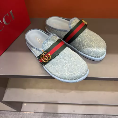 Replica Gucci Slippers For Men #1373650 $64.00 USD for Wholesale
