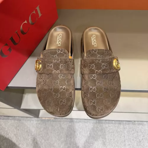 Replica Gucci Slippers For Men #1373653 $72.00 USD for Wholesale