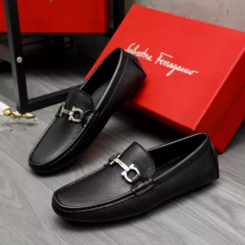 Salvatore Ferragamo Leather Shoes For Men #1373659 $82.00 USD, Wholesale Replica Salvatore Ferragamo Leather Shoes