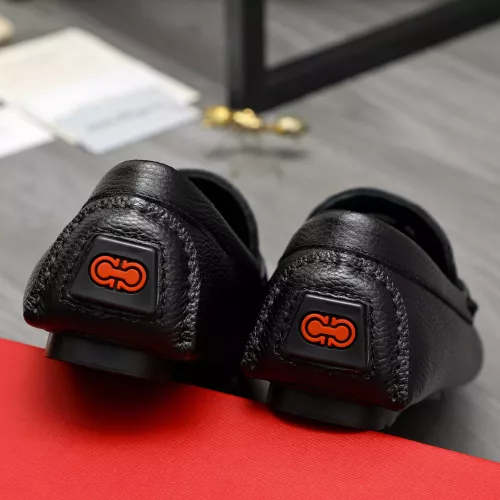 Replica Salvatore Ferragamo Leather Shoes For Men #1373659 $82.00 USD for Wholesale