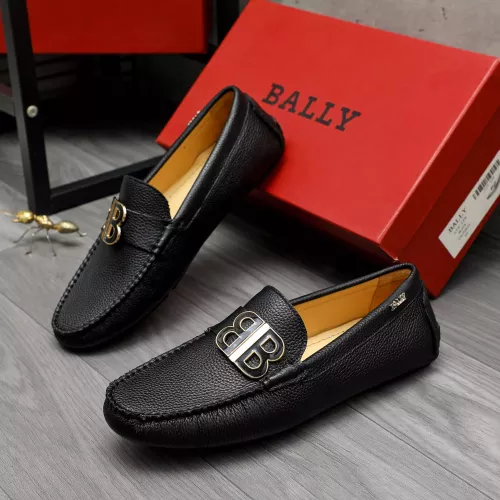 Replica Bally Leather Shoes For Men #1373665 $82.00 USD for Wholesale