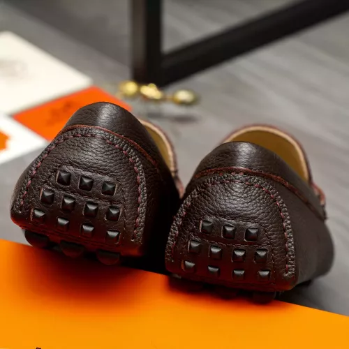 Replica Hermes Leather Shoes For Men #1373667 $82.00 USD for Wholesale