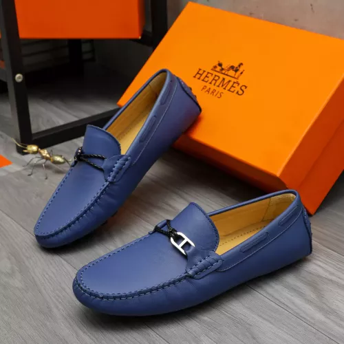 Hermes Leather Shoes For Men #1373669 $82.00 USD, Wholesale Replica Hermes Leather Shoes