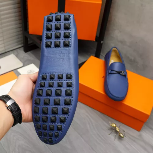 Replica Hermes Leather Shoes For Men #1373669 $82.00 USD for Wholesale
