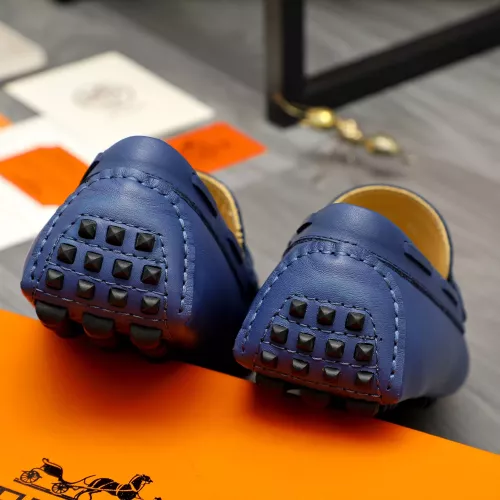 Replica Hermes Leather Shoes For Men #1373669 $82.00 USD for Wholesale