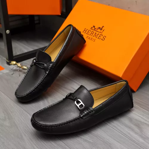 Hermes Leather Shoes For Men #1373670 $82.00 USD, Wholesale Replica Hermes Leather Shoes