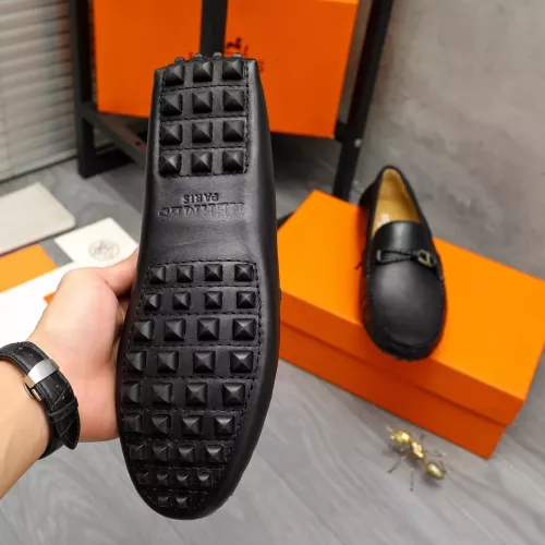 Replica Hermes Leather Shoes For Men #1373670 $82.00 USD for Wholesale