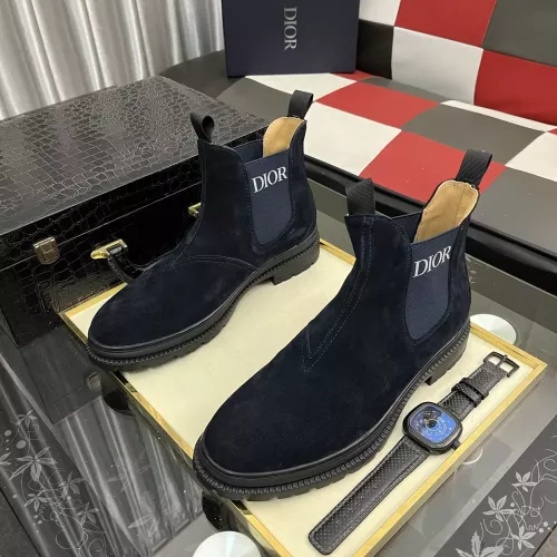 Replica Christian Dior Boots For Men #1373681 $92.00 USD for Wholesale