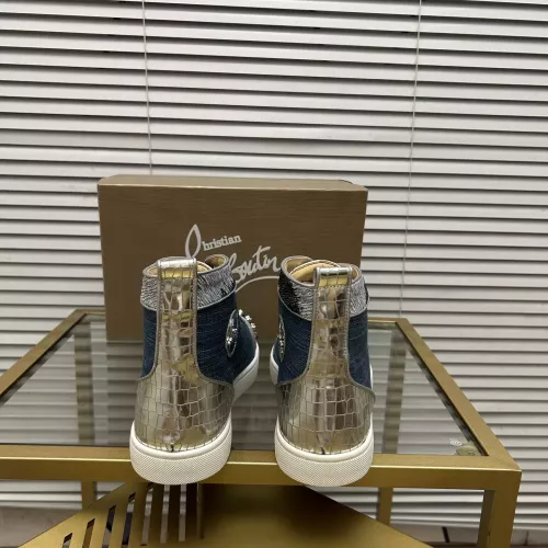 Replica Christian Louboutin High Top Shoes For Men #1373702 $98.00 USD for Wholesale