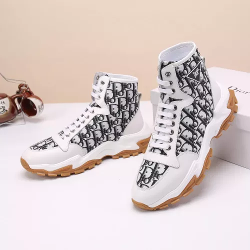 Replica Christian Dior High Top Shoes For Men #1373742 $82.00 USD for Wholesale