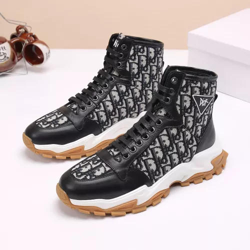 Christian Dior High Top Shoes For Men #1373743 $82.00 USD, Wholesale Replica Christian Dior High Top Shoes