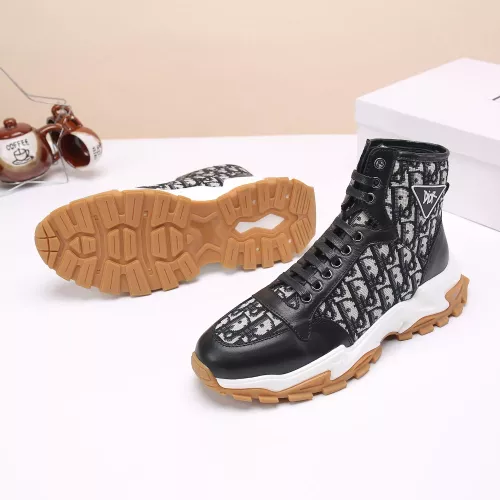 Replica Christian Dior High Top Shoes For Men #1373743 $82.00 USD for Wholesale