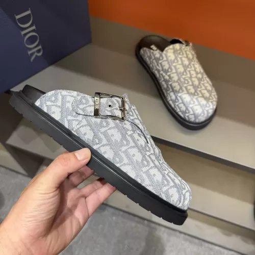 Replica Christian Dior Slippers For Men #1373749 $64.00 USD for Wholesale