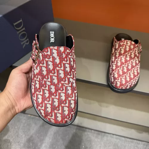 Replica Christian Dior Slippers For Men #1373752 $64.00 USD for Wholesale