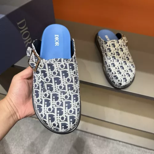 Replica Christian Dior Slippers For Men #1373753 $64.00 USD for Wholesale