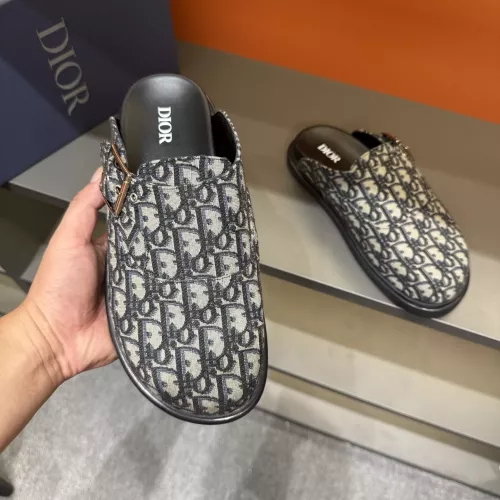 Replica Christian Dior Slippers For Men #1373755 $64.00 USD for Wholesale
