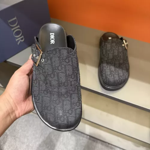Replica Christian Dior Slippers For Men #1373756 $64.00 USD for Wholesale