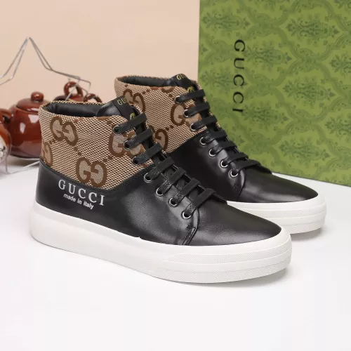 Replica Gucci High Tops Shoes For Men #1373761 $80.00 USD for Wholesale
