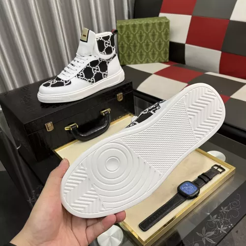 Replica Gucci High Tops Shoes For Men #1373849 $82.00 USD for Wholesale