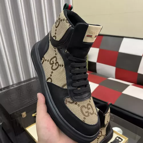Replica Gucci High Tops Shoes For Men #1373850 $82.00 USD for Wholesale