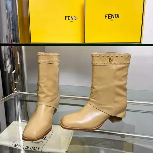 Replica Fendi Fashion Boots For Women #1374038 $145.00 USD for Wholesale