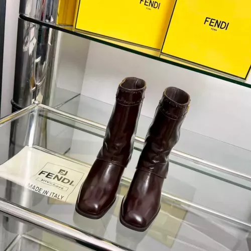 Replica Fendi Fashion Boots For Women #1374040 $145.00 USD for Wholesale