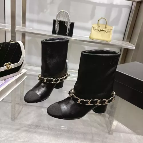 Replica Chanel Boots For Women #1374055 $140.00 USD for Wholesale