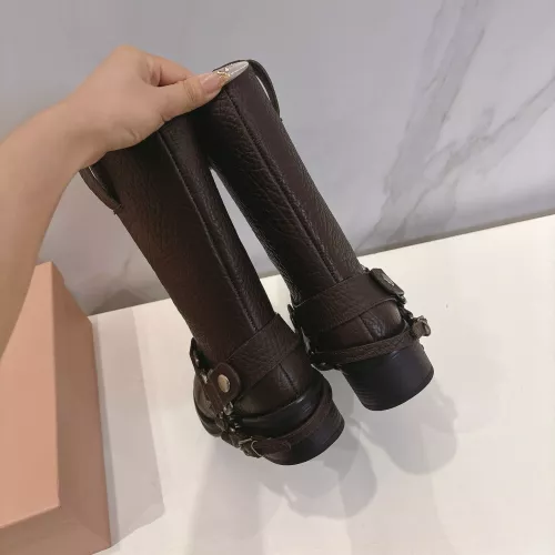 Replica MIU MIU Boots For Women #1374067 $145.00 USD for Wholesale