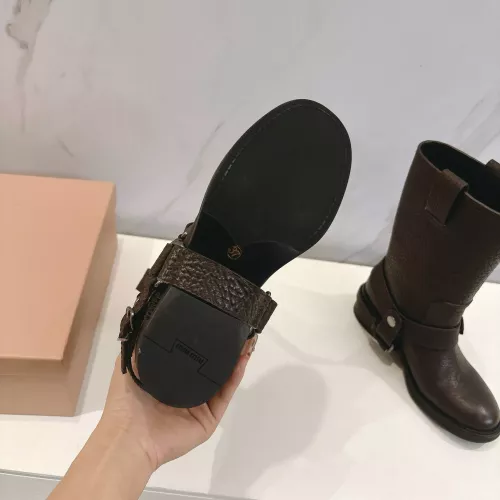Replica MIU MIU Boots For Women #1374067 $145.00 USD for Wholesale