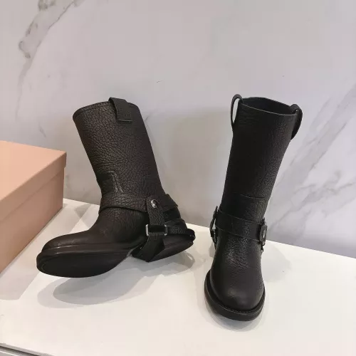 Replica MIU MIU Boots For Women #1374068 $145.00 USD for Wholesale