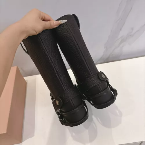 Replica MIU MIU Boots For Women #1374068 $145.00 USD for Wholesale