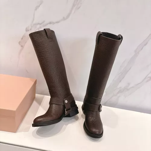 Replica MIU MIU Boots For Women #1374069 $182.00 USD for Wholesale