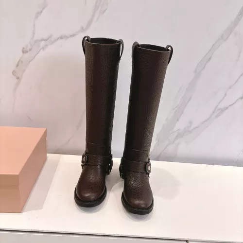 Replica MIU MIU Boots For Women #1374069 $182.00 USD for Wholesale
