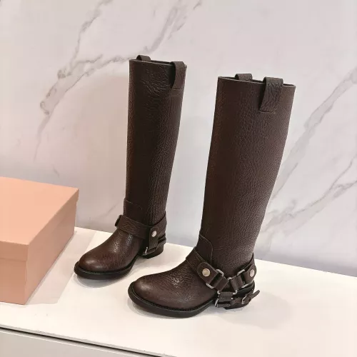 Replica MIU MIU Boots For Women #1374069 $182.00 USD for Wholesale