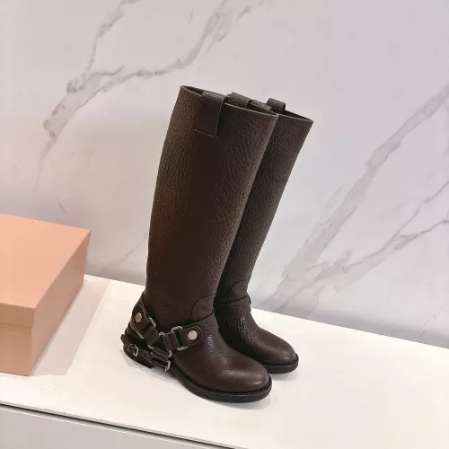 Replica MIU MIU Boots For Women #1374069 $182.00 USD for Wholesale