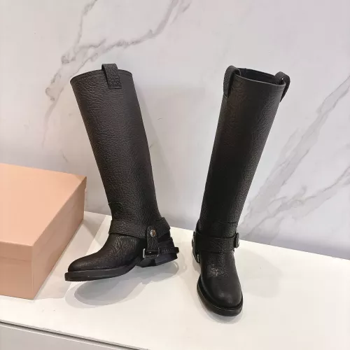 Replica MIU MIU Boots For Women #1374070 $182.00 USD for Wholesale