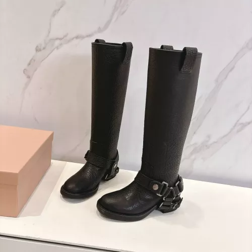 Replica MIU MIU Boots For Women #1374070 $182.00 USD for Wholesale