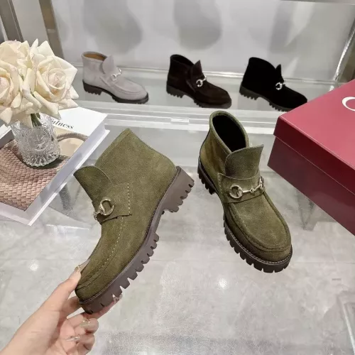 Replica Gucci Boots For Women #1374074 $125.00 USD for Wholesale