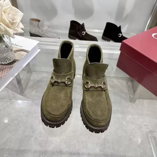 Replica Gucci Boots For Women #1374074 $125.00 USD for Wholesale