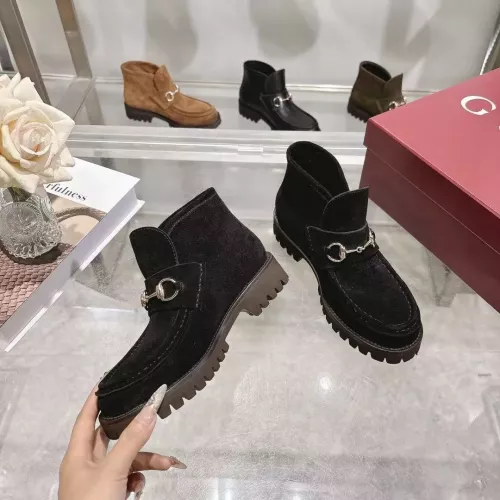 Replica Gucci Boots For Women #1374075 $125.00 USD for Wholesale